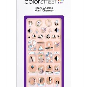 Color Street Prism Vision Nail Charms with Silver and Gold